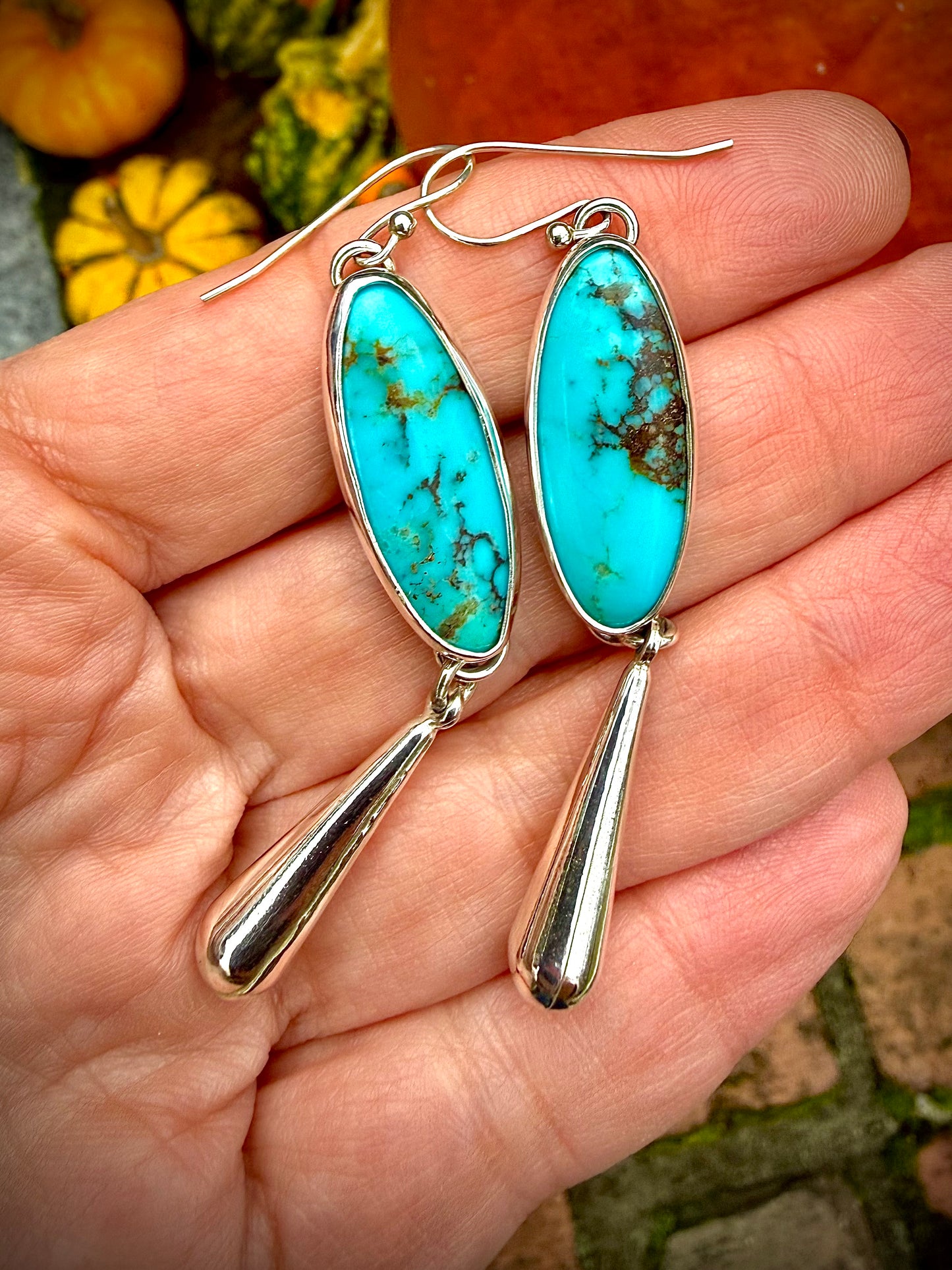 Hubei Turquoise Drop Earrings