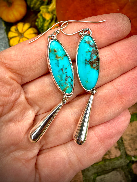 Hubei Turquoise Drop Earrings