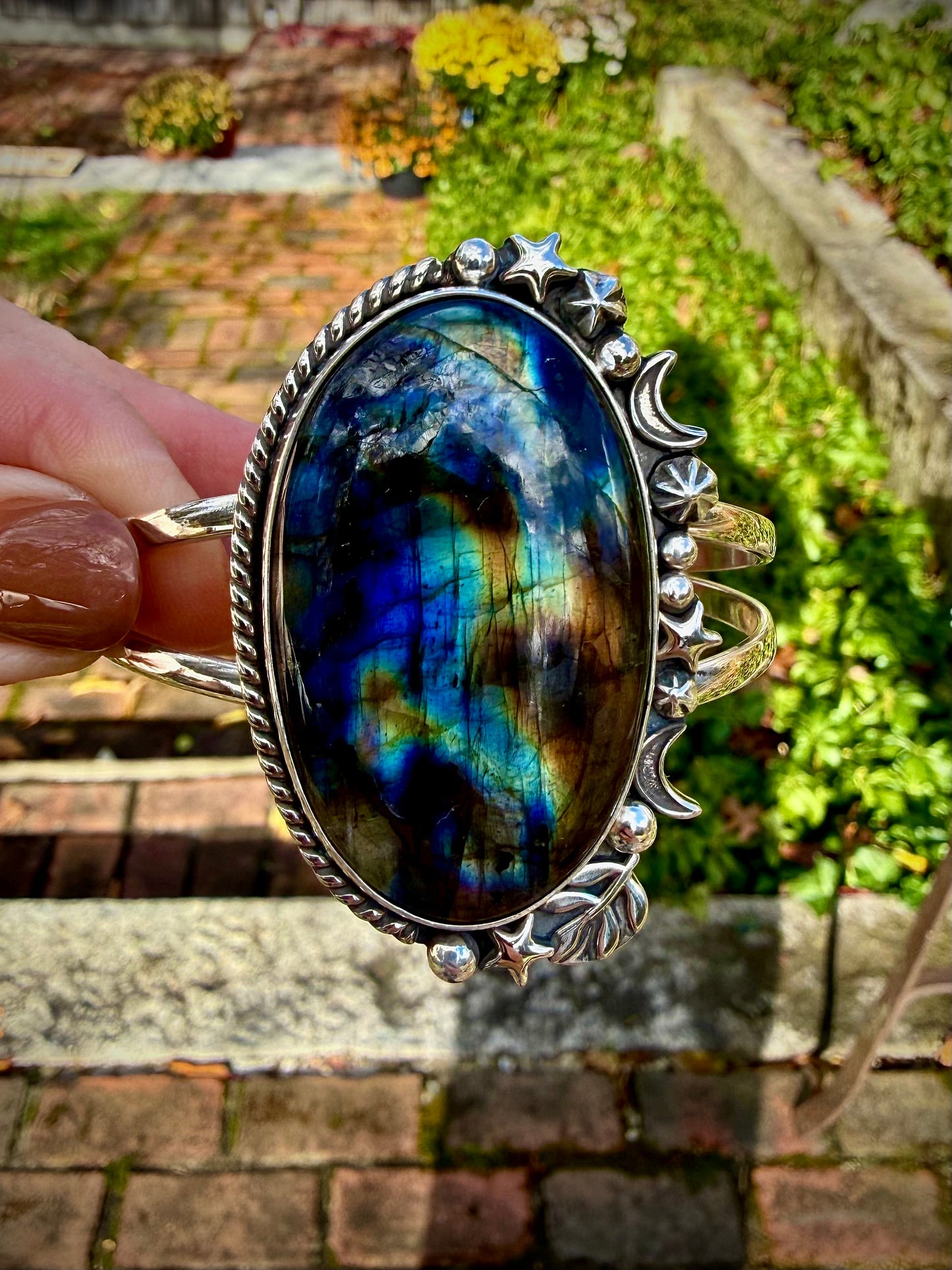 Celestial Labradorite Cuff