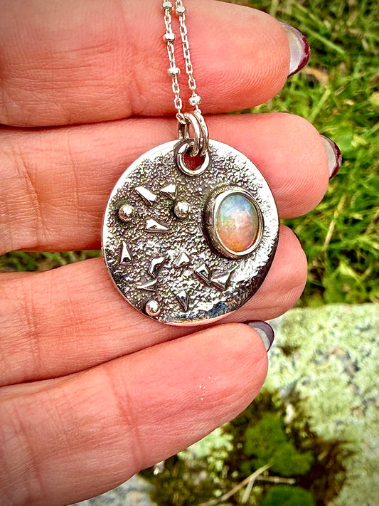 Stardust Opal Medallion