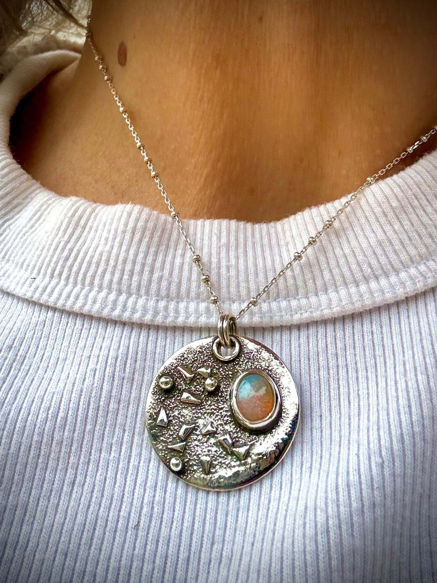 Stardust Opal Medallion