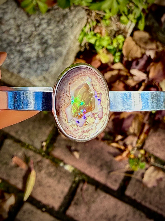 Mexican Fire Opal Cuff