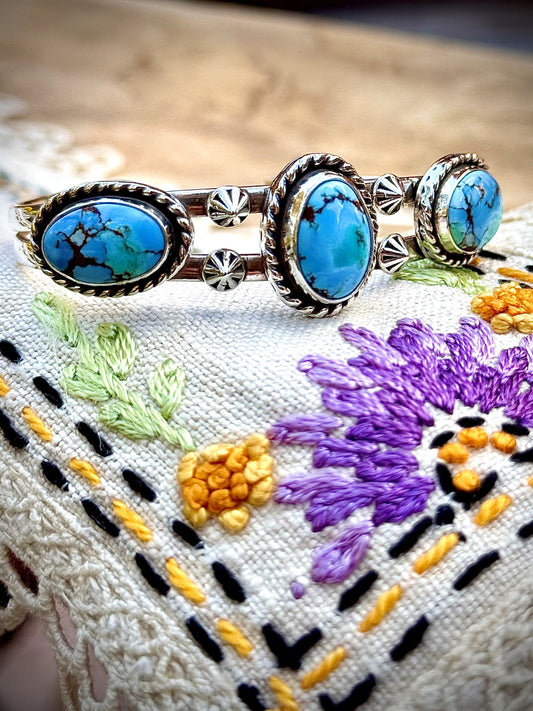 Golden Hills Triple Stone Cuff